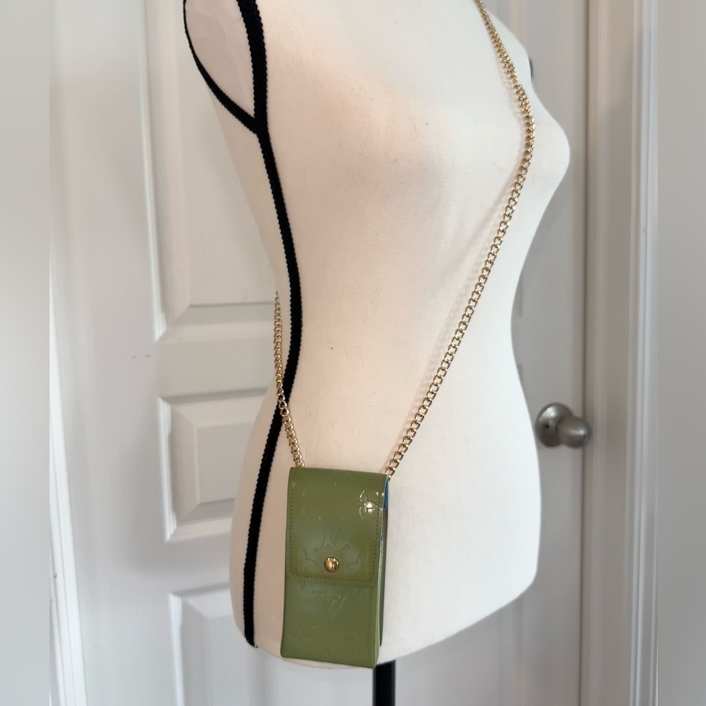 Louis Vuitton Monogram Vernis Green Cigarette / Lipstick Case – Authentic - Picture 3 of 16